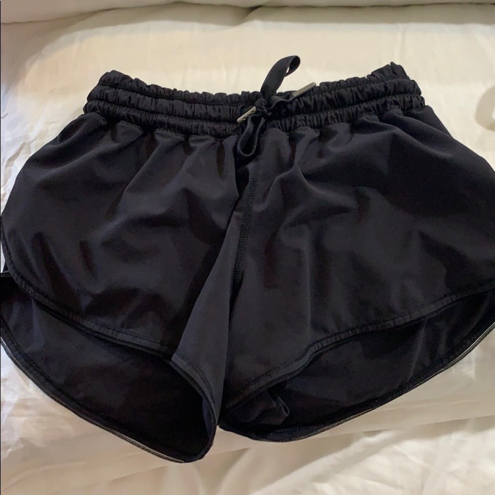 lululemon shorts with slits